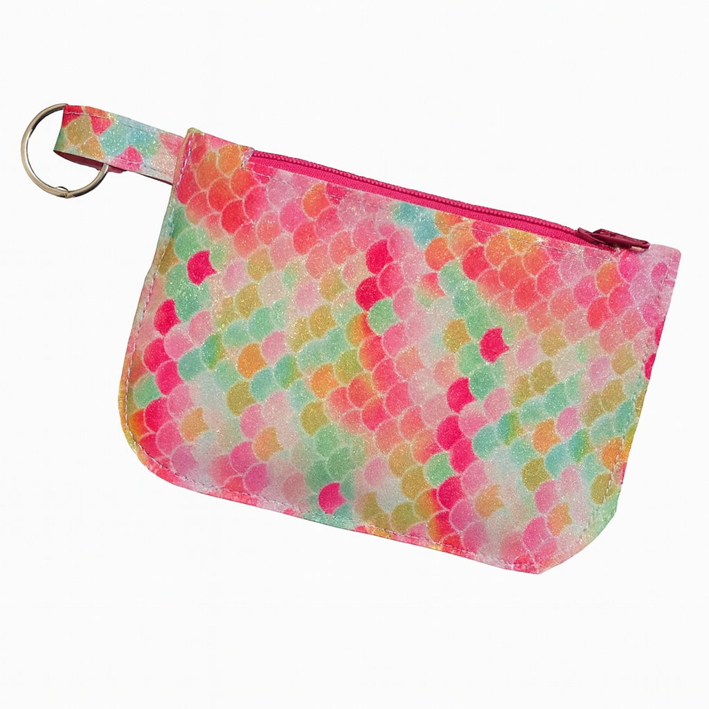Mermaid Sparkle Wallet – Coastal Glitter Card & Cash Holder