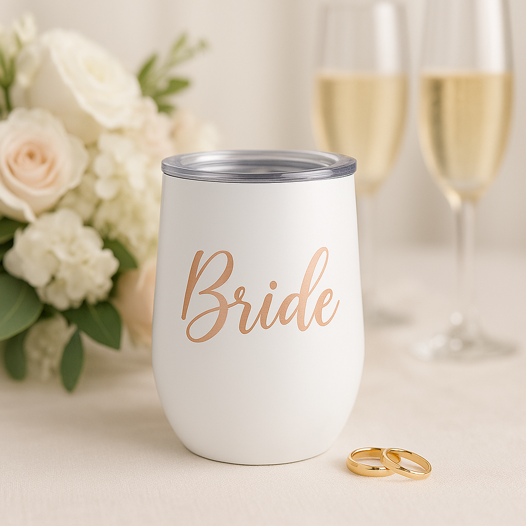 Personalized Stainless Steel Wine Tumblers