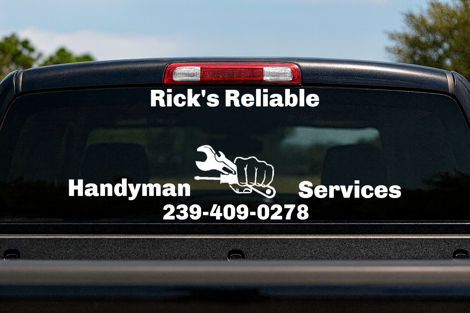 Custom Vinyl Lettering (Word · Phrase · Large)