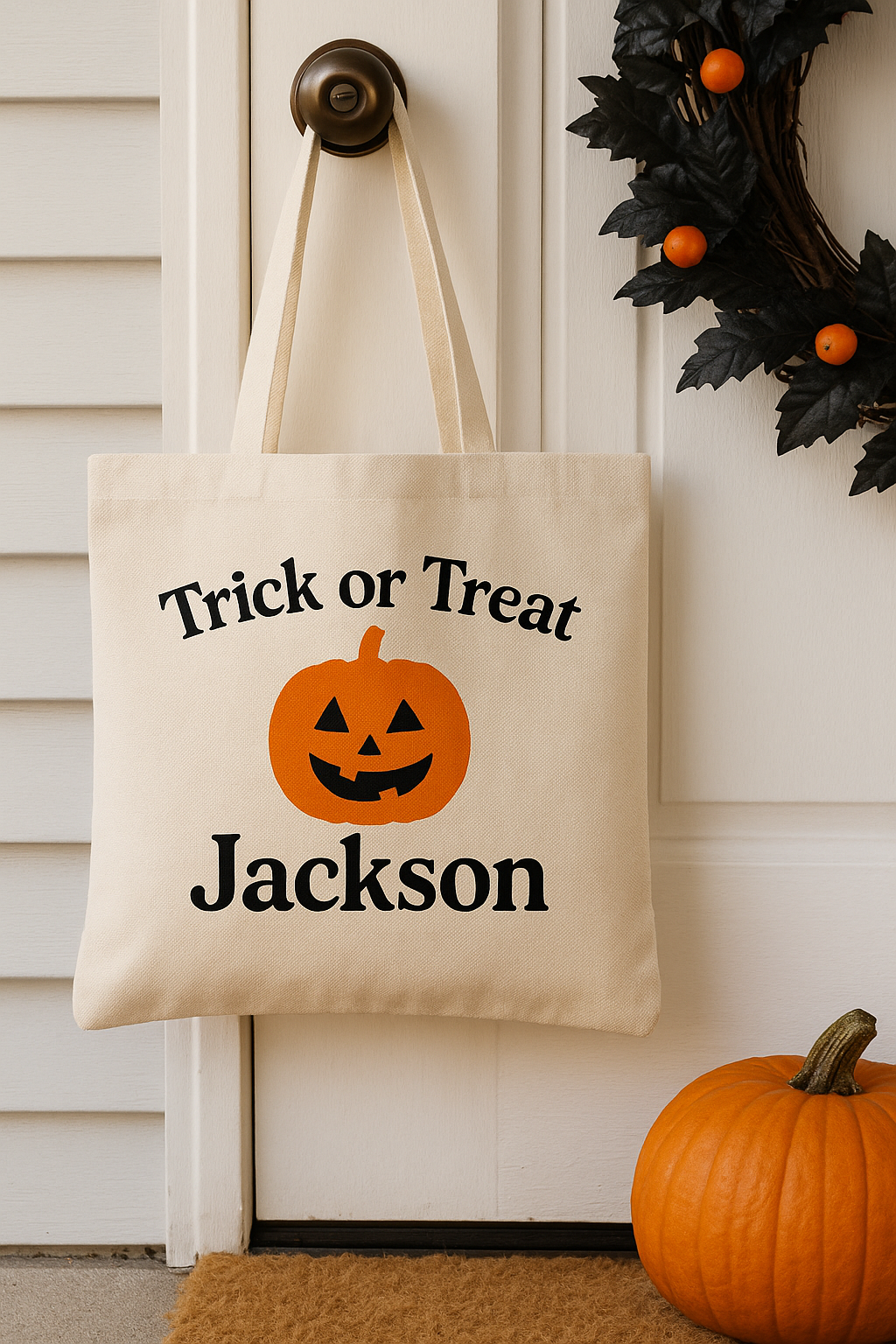 Custom Canvas Beach Tote – Personalized
